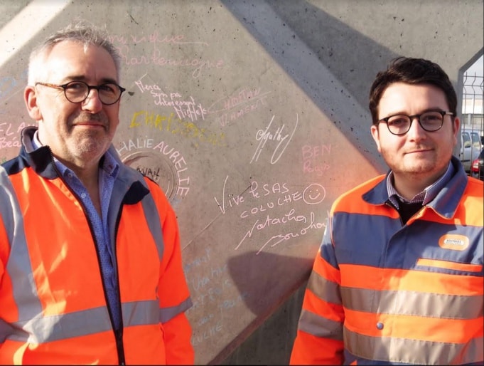 Alain Hurel et Thomas Devallez Calais port 2015
