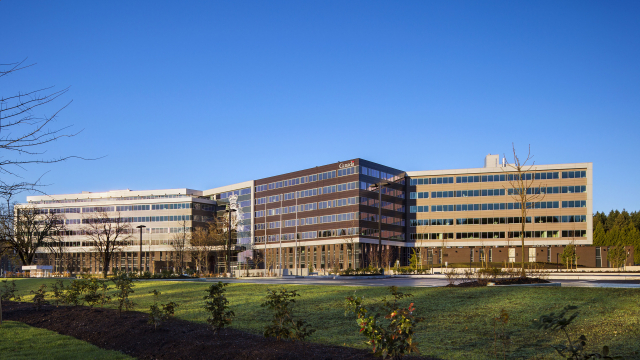 Headquarters of the Royal Canadian Police in Surrey