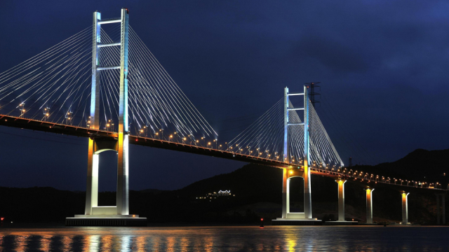 The Masan Bay Bridge