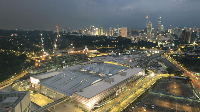 La gare centrale de Kuala Lumpur