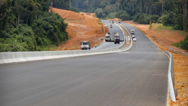 Bata-Ayak Intang highway 