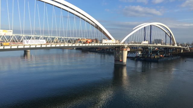 Pont sur le Rhin