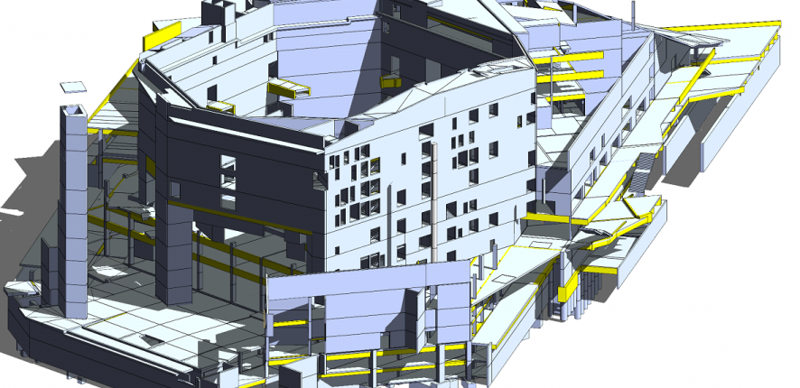Digital modelling of the Philharmonic Hall in Paris