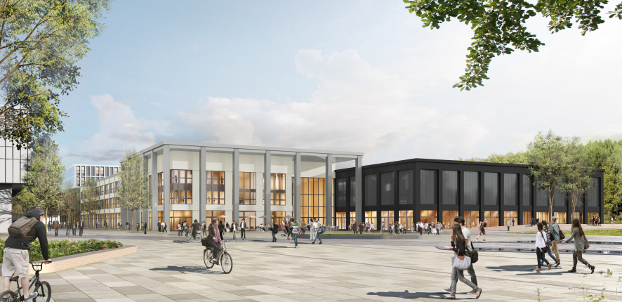 Futur Bâtiment de CentraleSupélec à Paris Saclay