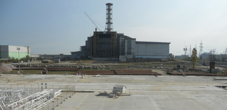 Septembre 2011 : début des travaux de préparation du montage