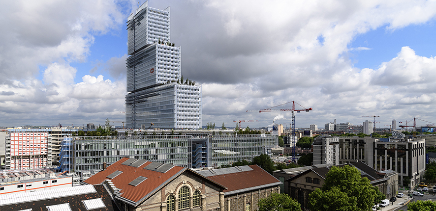 Vue extérieure du tribunal