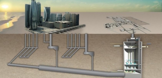 Sewage tunnels in Qatar