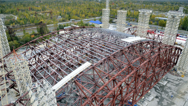Le sarcophage de Tchernobyl