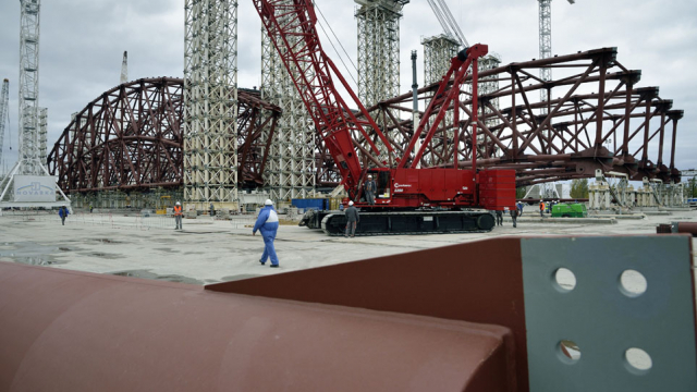 Le sarcophage de Tchernobyl