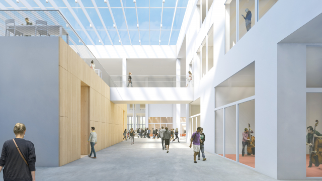 The Ecole Centrale Supélec University in Saclay