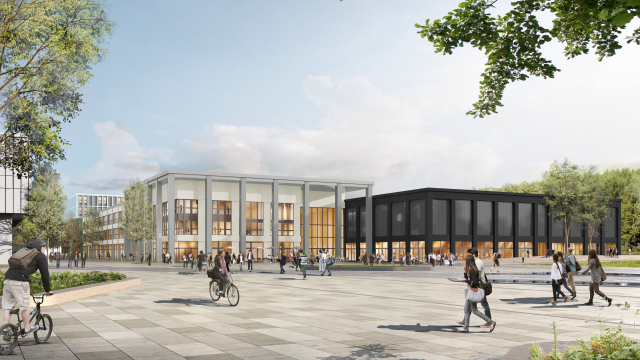 The Ecole Centrale Supélec University in Saclay