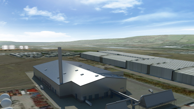 Usine de gazéification biomasse d'Hoddesdon