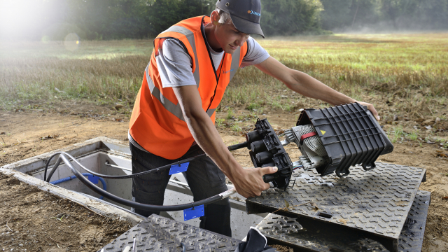 The Fibre To The Home Network in the Oise department